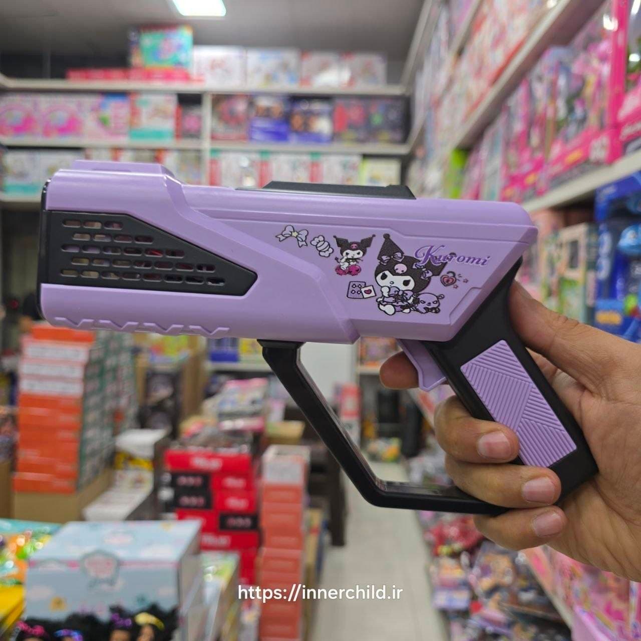 تفنگ حباب ساز کرومی شارژی مدل PP277-3 — تصویر ۴