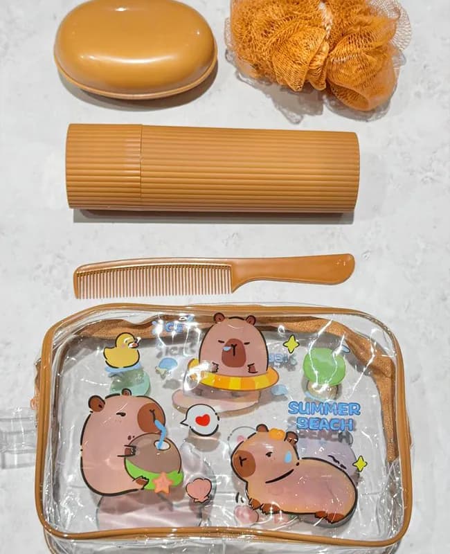 ست بهداشتی حمام ۴ پارچه وارداتی کد kit-1674 — تصویر ۲
