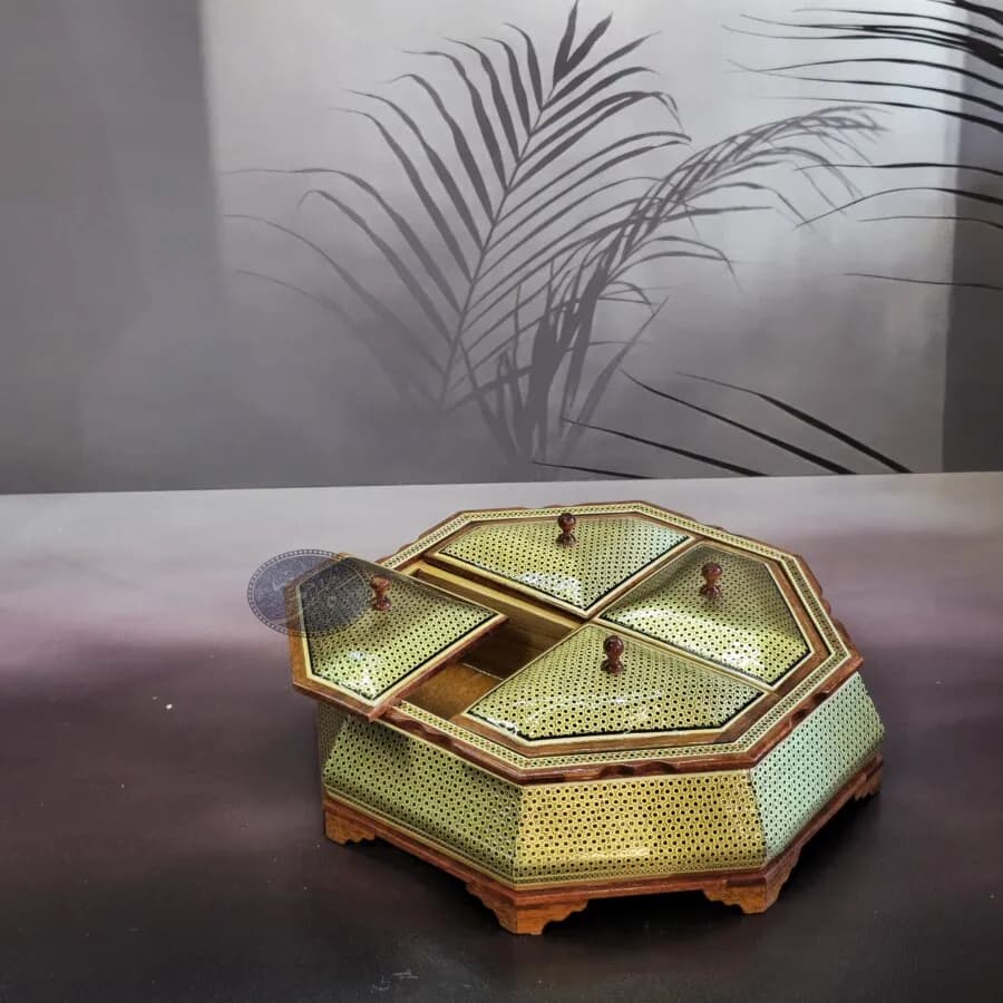 شکلات خوری خاتمکاری 4 درب کندویی — تصویر ۴