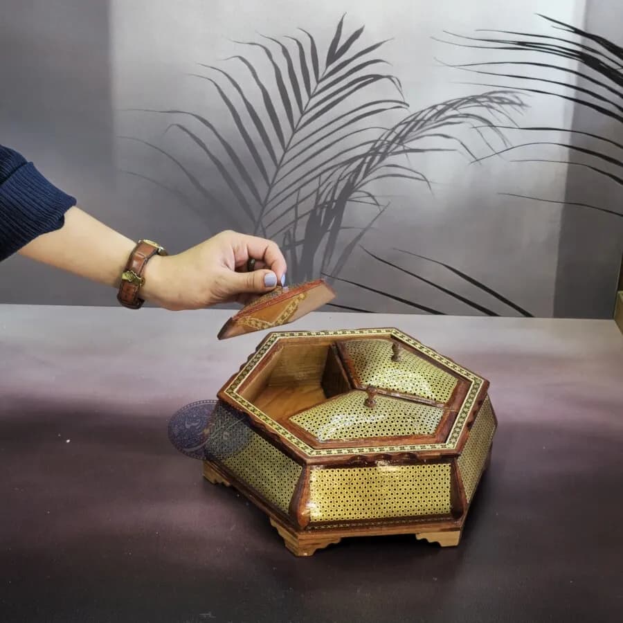 شکلات خوری خاتمکاری 3 درب کندویی