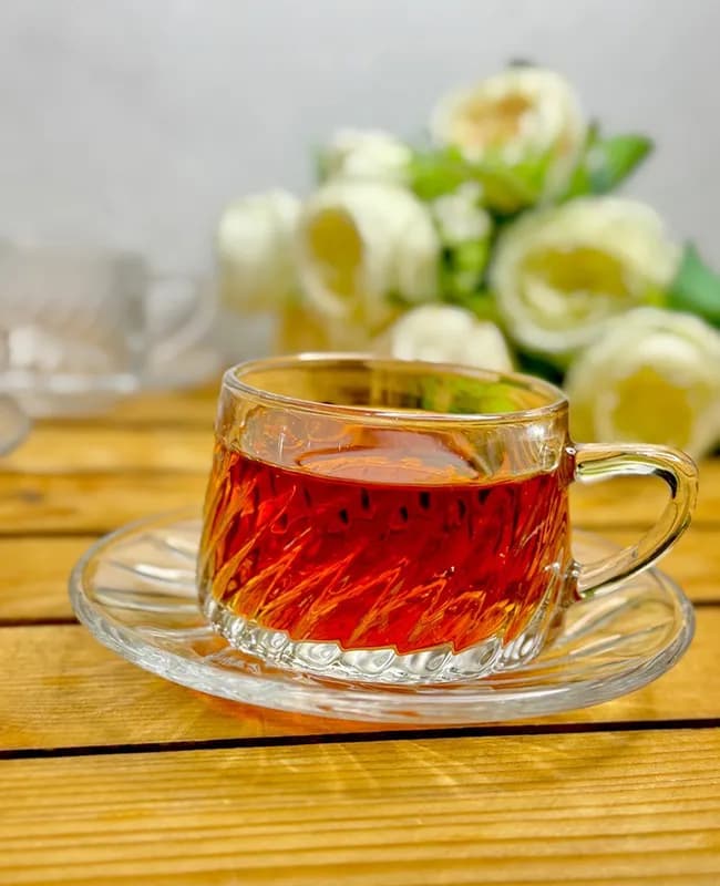 فنجان نعلبکی 12 پارچه وارداتی کد 4402