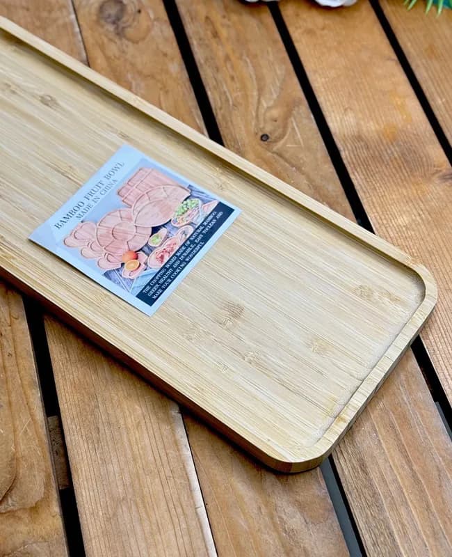 دیس سرو بامبو وارداتی کد vt3099 — تصویر ۲