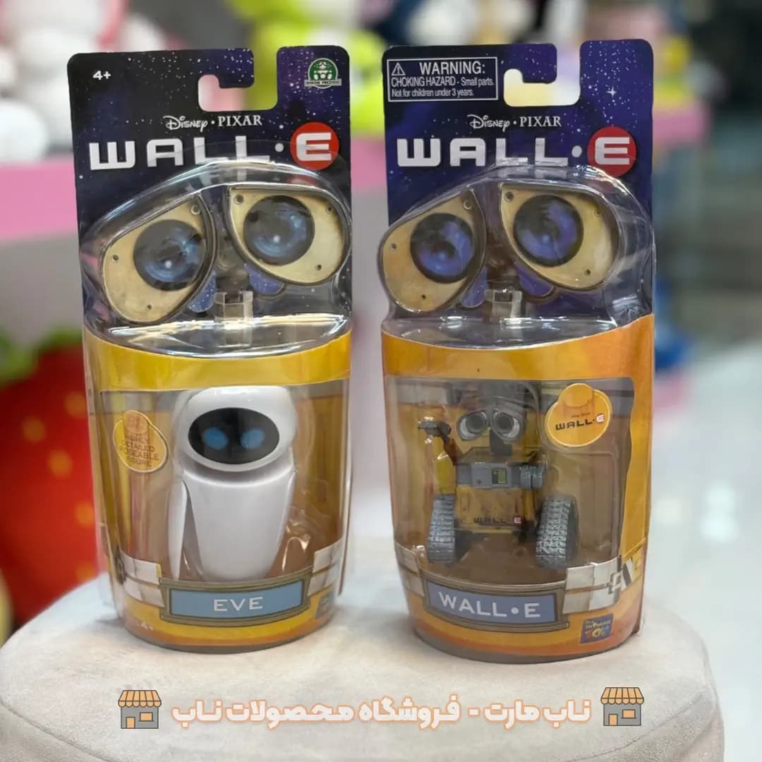 اکشن فیگور وال ای و ایوی Eve and Wall-E جعبه دار