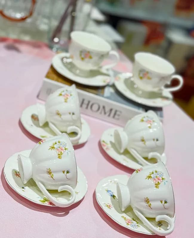 فنجان نعلبکی وارداتی کد vt 6187 — تصویر ۲