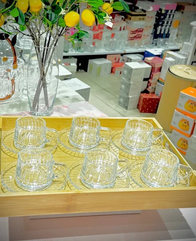 فنجان نعلبکی وارداتی کد 056 (12پارچه) — تصویر ۳