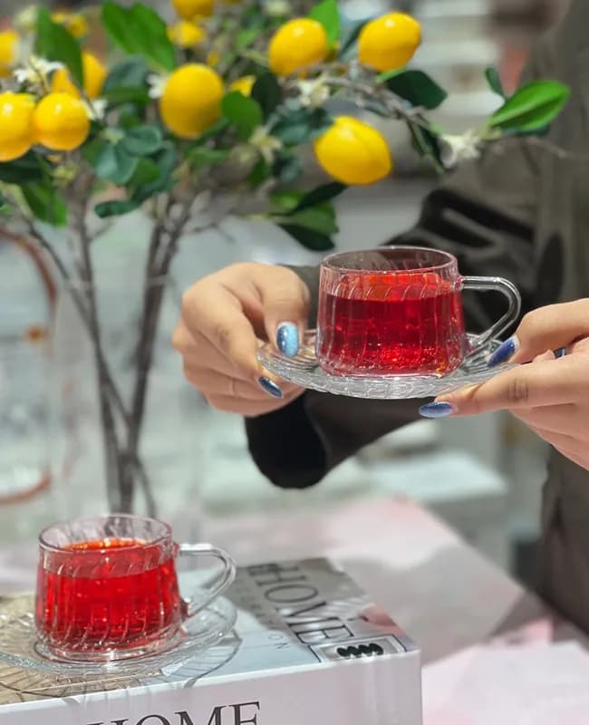 فنجان نعلبکی وارداتی کد 056 (12پارچه)