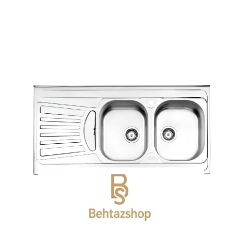 سینک ظرفشویی روکار استیل البرز مدل 725/60