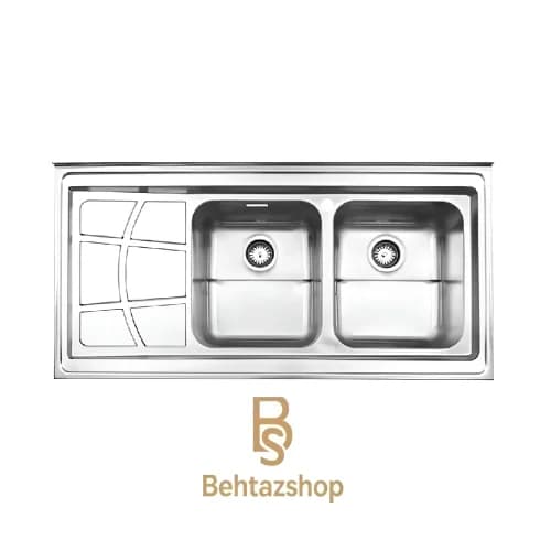 سینک ظرفشویی روکار استیل البرز مدل 762/60