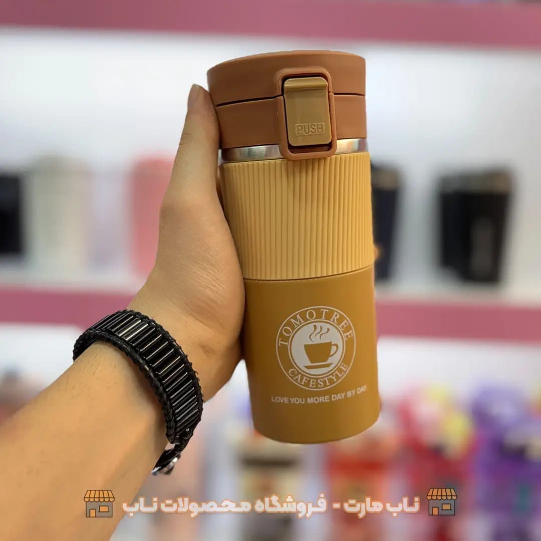تراول ماگ دور سیلیکونی 500 میل — تصویر ۲