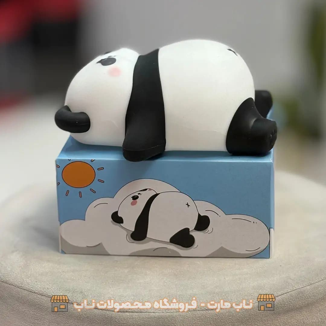 چراغ خواب سیلیکونی پاندای شکمو — تصویر ۲