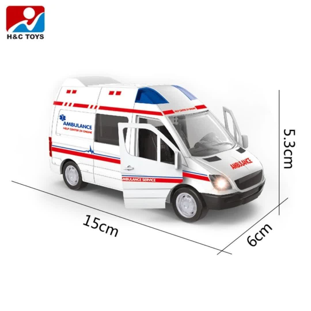 آمبولانس اسباب بازی گاراژدار موزیکال CLM-557 — تصویر ۴