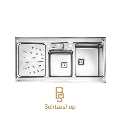 سینک ظرفشویی روکار استیل البرز 854/60