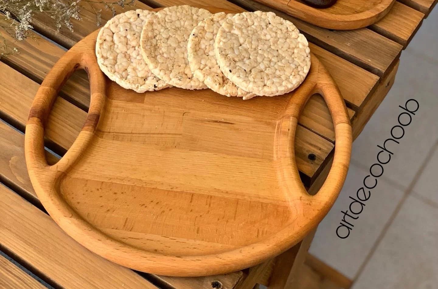 سینی دایره دسته سرخود — تصویر ۲
