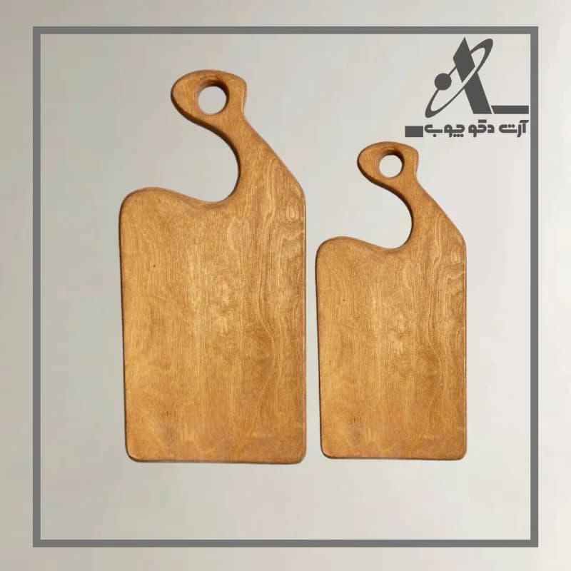 تخته سرو مستطیل دسته کج