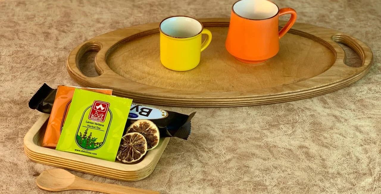 سینی بیضی دسته دار — تصویر ۲