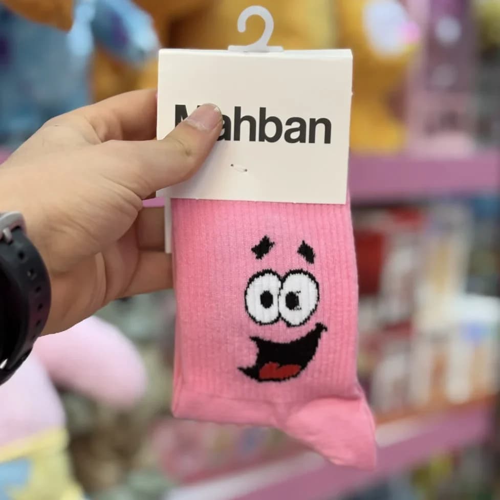 جوراب ساق بلند طرح پاتریک