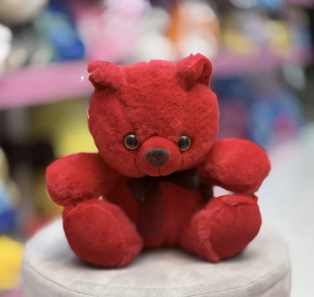 عروسک خرس راس قرمز ۲۰ سانت