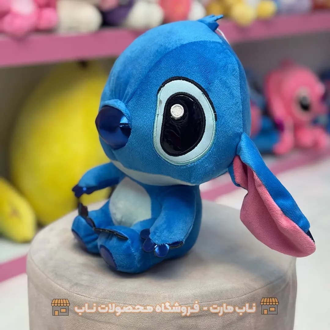عروسک استیج دماغ چرم آبی 30 سانت — تصویر ۳