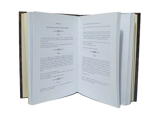 گلستان سعدی رحلی 2 زبانه سلفون قابدار — تصویر ۳