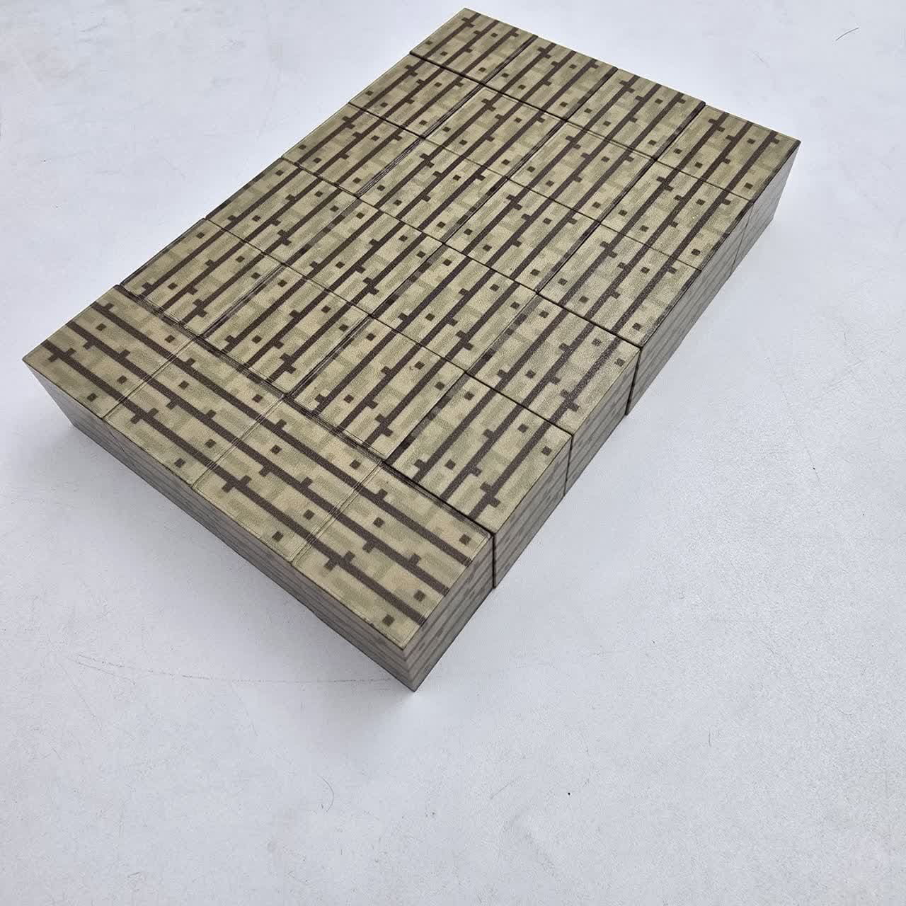 مکعب مغناطیسی ماین کرافت مدل H036 خانه رئیس دهکده 192 قطعه — تصویر ۳