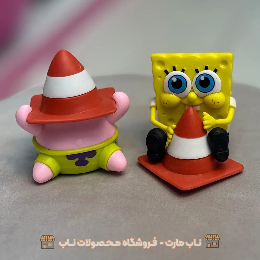 اکشن فیگور باب اسفنجی و پاتریک سری 6 تایی — تصویر ۲