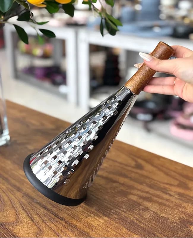 رنده استیل مخروطی وارداتی کد KIT-1485 — تصویر ۳