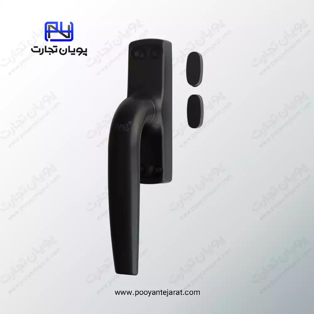 دستگیره تک زبانه کشویی پیچ از رو 033 مشکی YAER