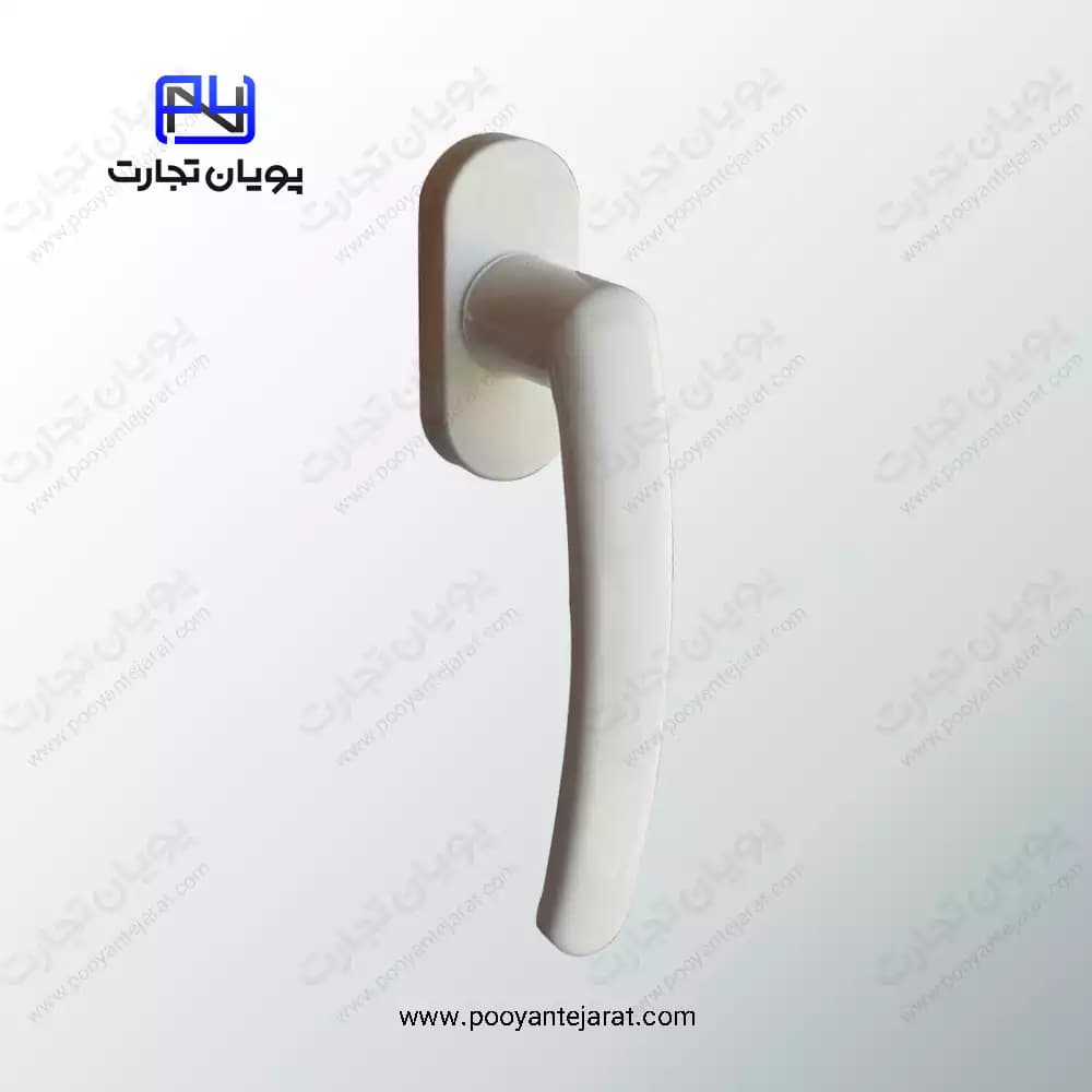 دستگیره پنجره پلاستیکی سفید