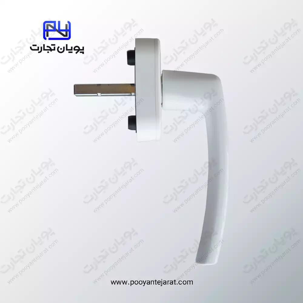 دستگیره پنجره pvc سفید ROTO — تصویر ۲