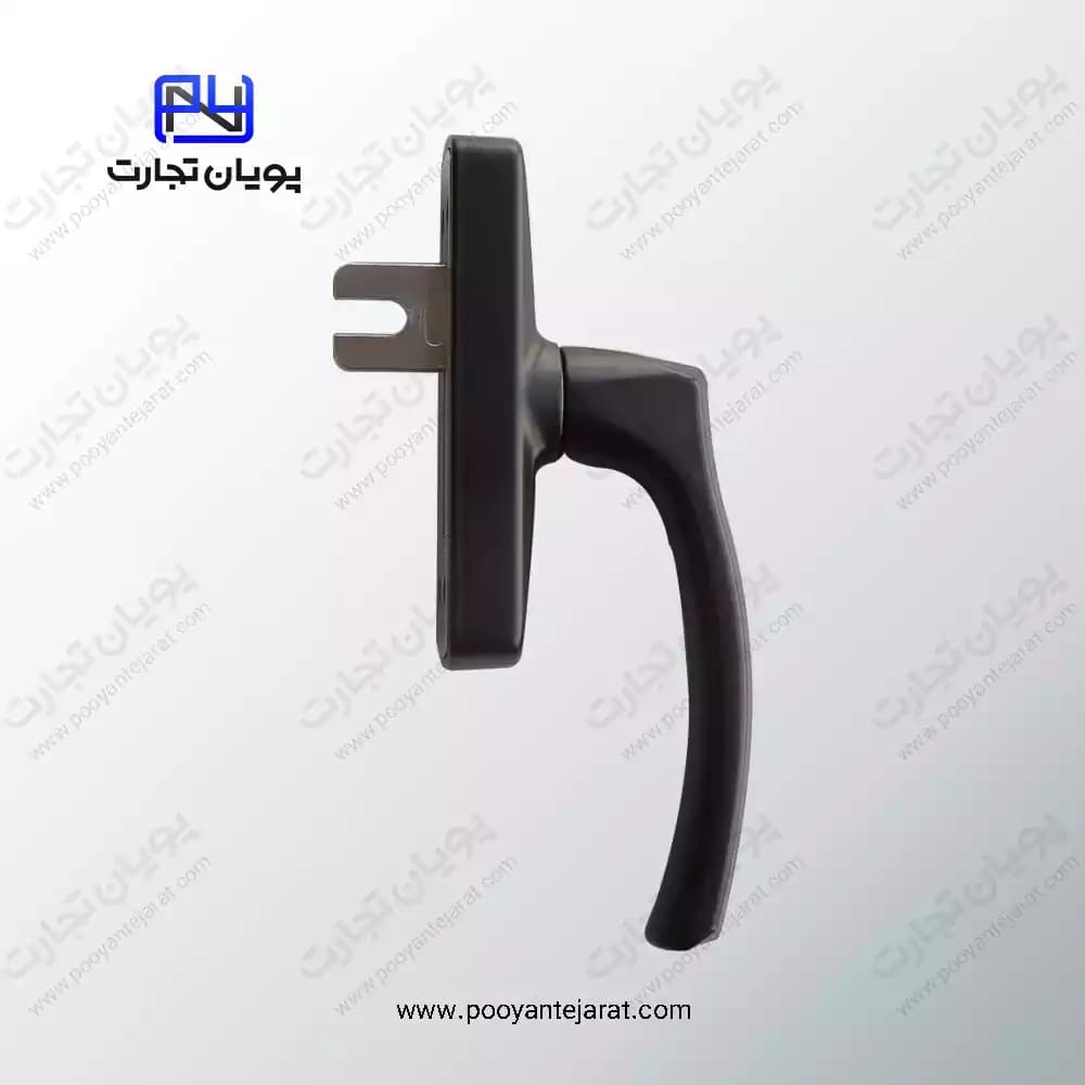 دستگیره تک زبانه لولایی 060 مشکی YAER — تصویر ۲