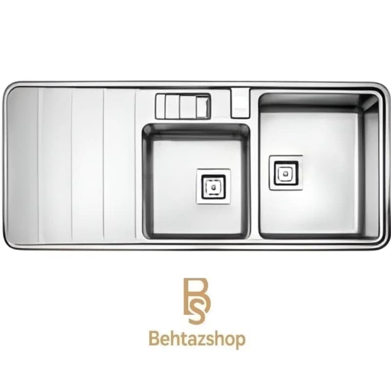 سینک ظرفشویی توکار استیل البرز مدل 856/52