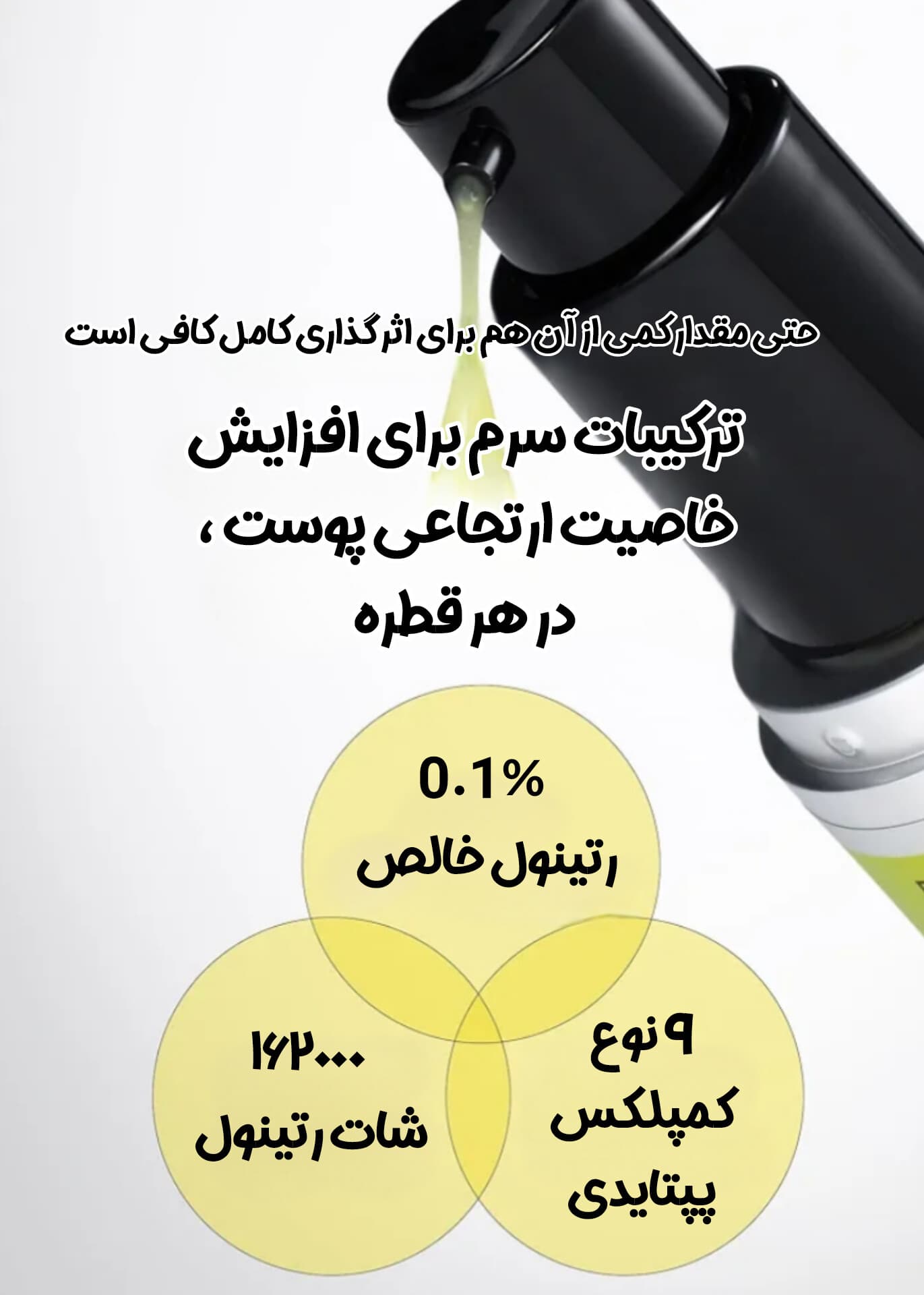 سرم ضد چروک رتینول شات سلیمکس — تصویر ۳