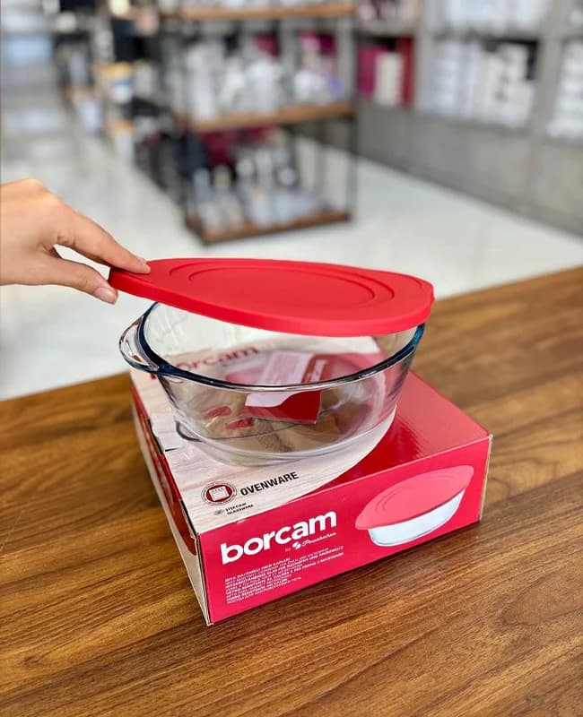 تابه گرد دربدارپیرکس borcam پاشاباغچه کد 59001