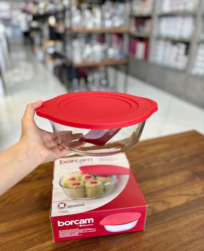 تابه گرد دربدارپیرکس borcam پاشاباغچه کد 59001 — تصویر ۲