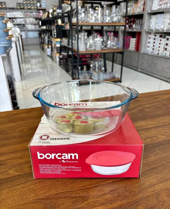 تابه گرد دربدارپیرکس borcam پاشاباغچه کد 59001 — تصویر ۳