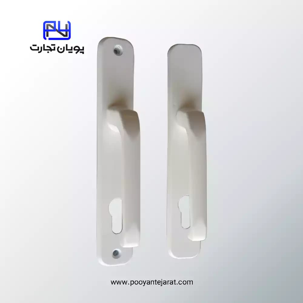 دستگیره درب سوئیچی سفید 85*35 BELER — تصویر ۲