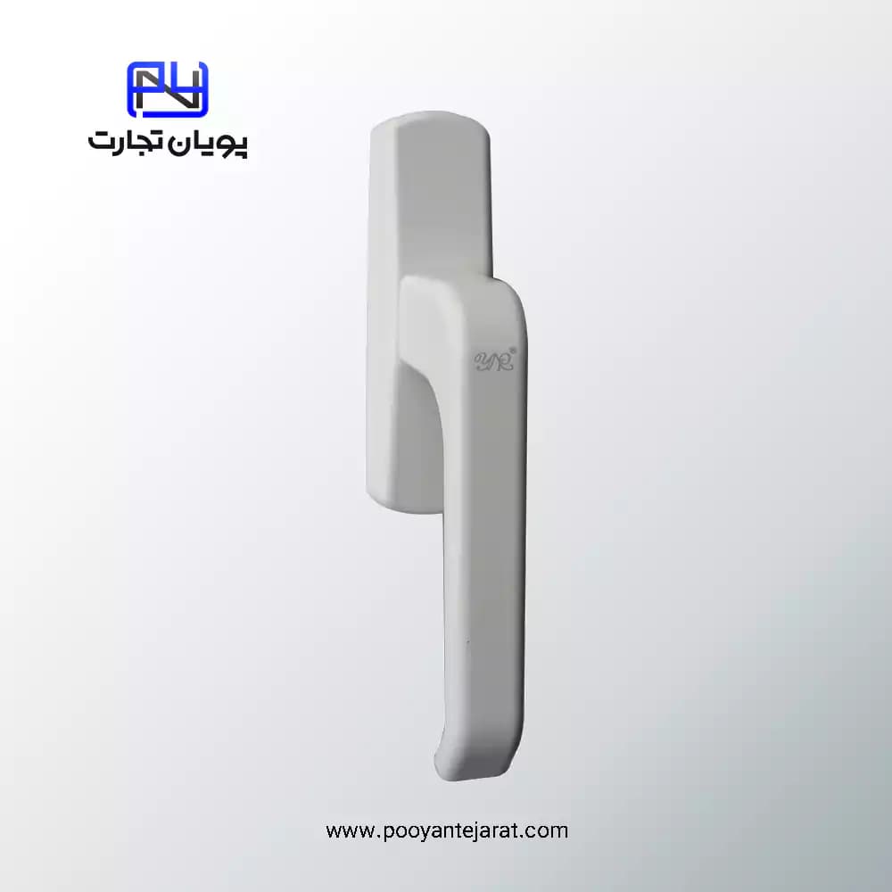 دستگیره تک زبانه لولایی طرح جی یو 029 سفید YAER