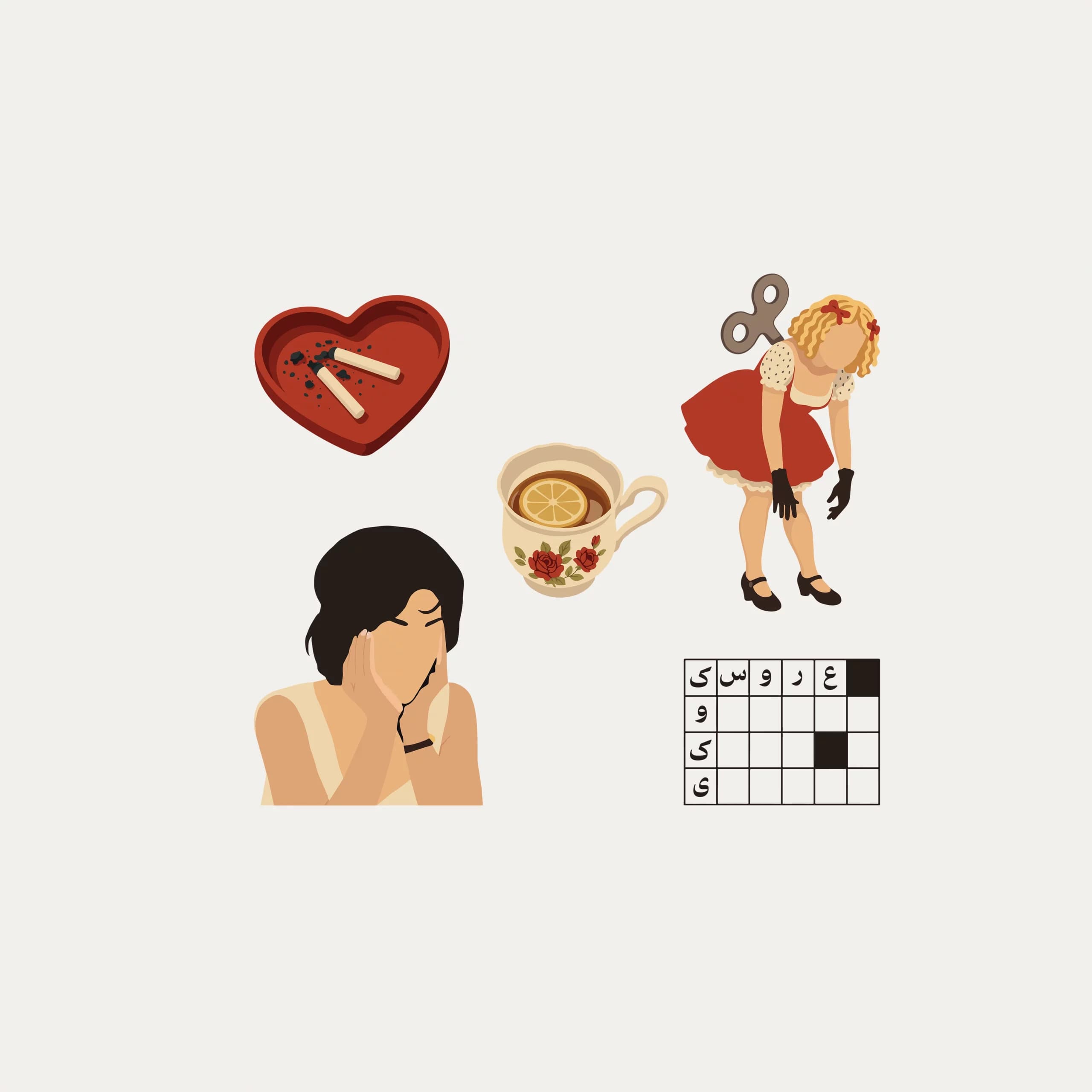 توت بگ پارچه ای طرح عروسک کوکی — تصویر ۳