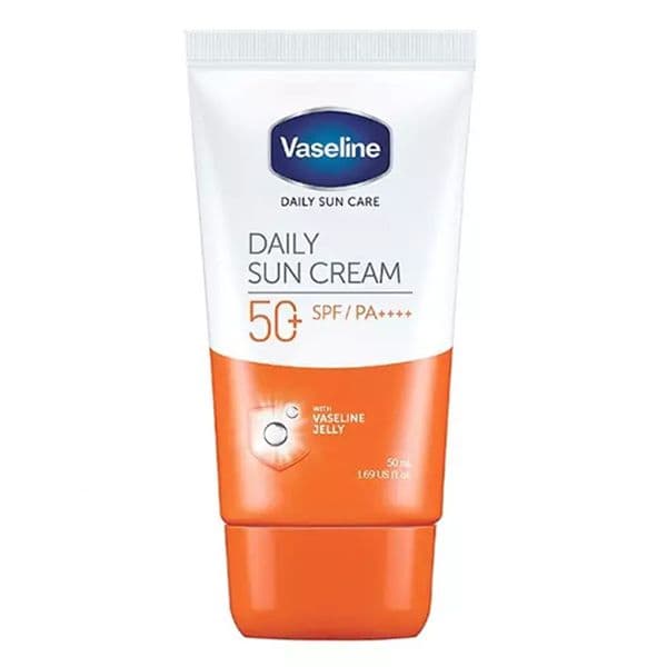 ضد آفتاب بی رنگ وازلین مدل Daily Sun Cream حجم 50 میل