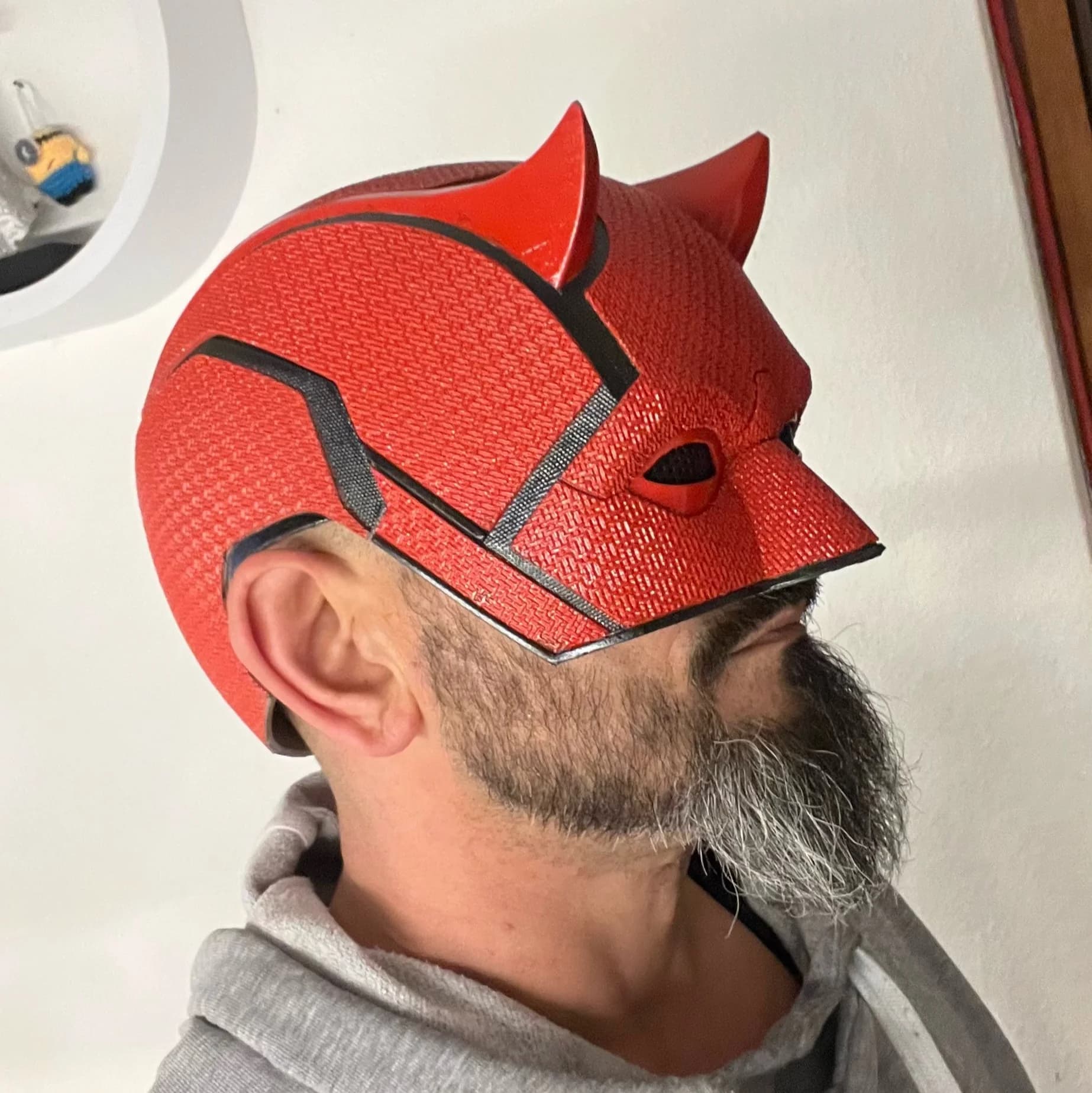 کلاهخود و ماسک دردویل (Daredevil) مدل تاکتیکال | اکسسوری کاسپلی و کلکسیونی مارول — تصویر ۲
