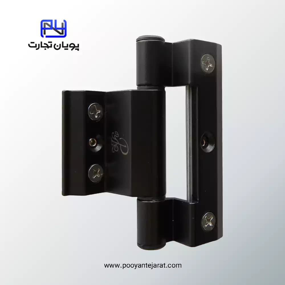 لولای یکپارچه 10 سانتیمتری مشکی YAER