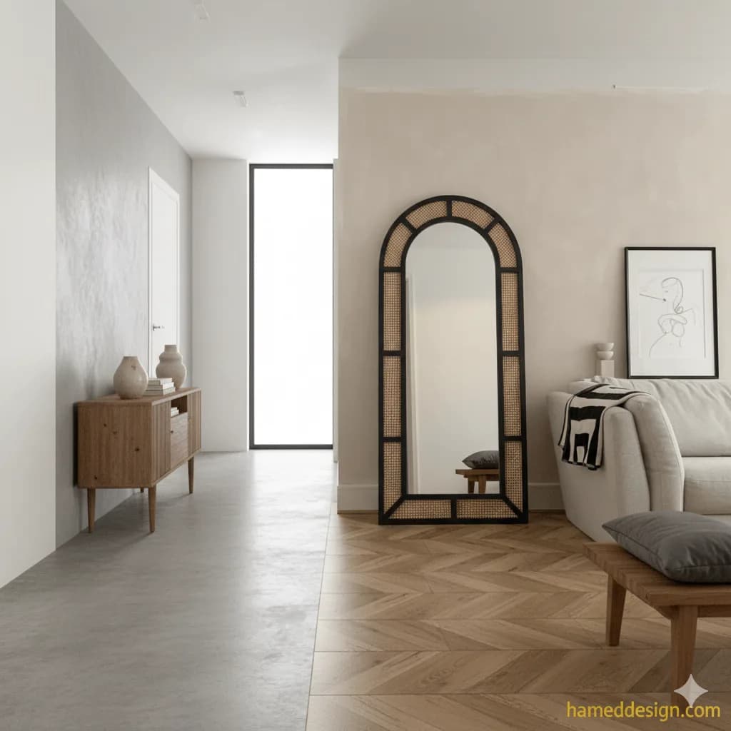 آینه قدی حصیری رایا
