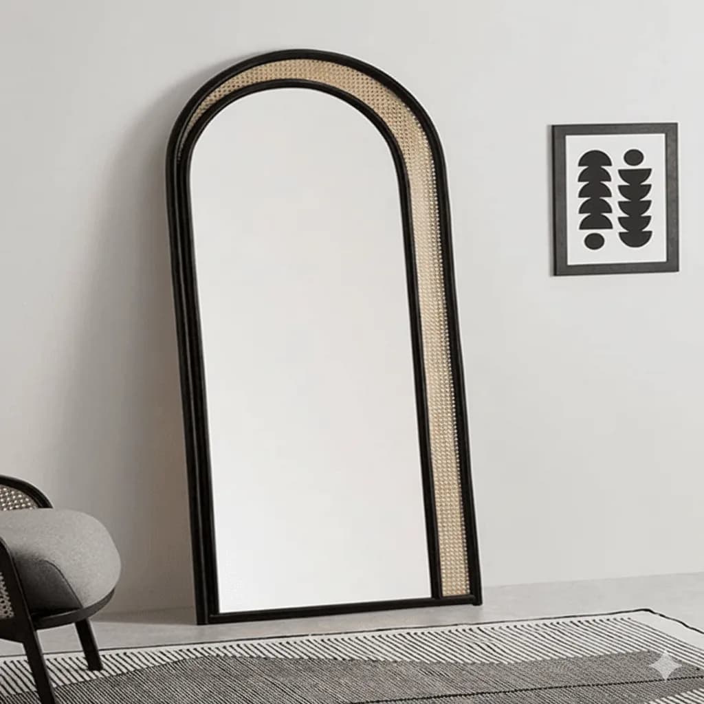 آینه قدی حصیری مدل داتیس شروع قیمت از سایز 60 در 160