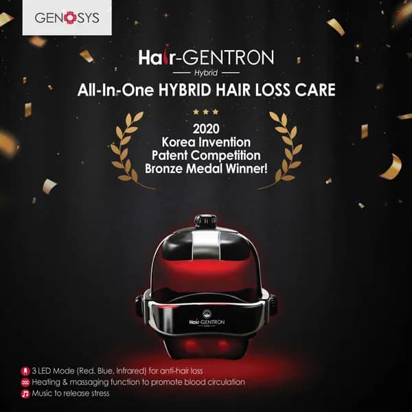 کلاه درمان ریزش مو ژنوسیس LED Hair Gentron — تصویر ۳