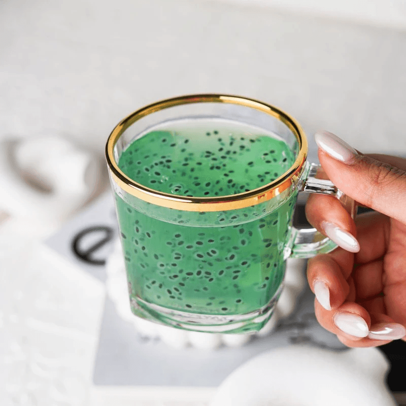 فنجان بلینک مکس مدل کار لب طلا (6 عددی) — تصویر ۳