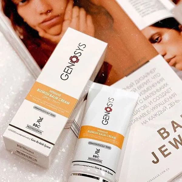 کرم ضد آفتاب رنگی بالم ژنوسیس BLEMISH BALM حجم 50 گرم — تصویر ۲