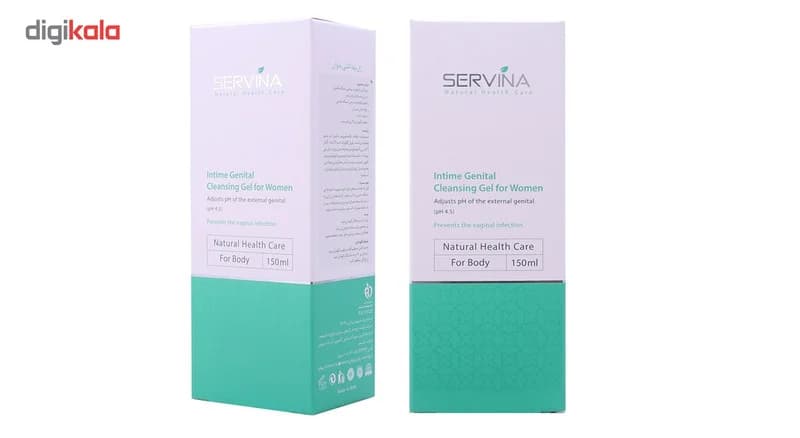 ژل بهداشتی بانوان سروینا مدل Genital حجم 150 میلی لیتر — تصویر ۷