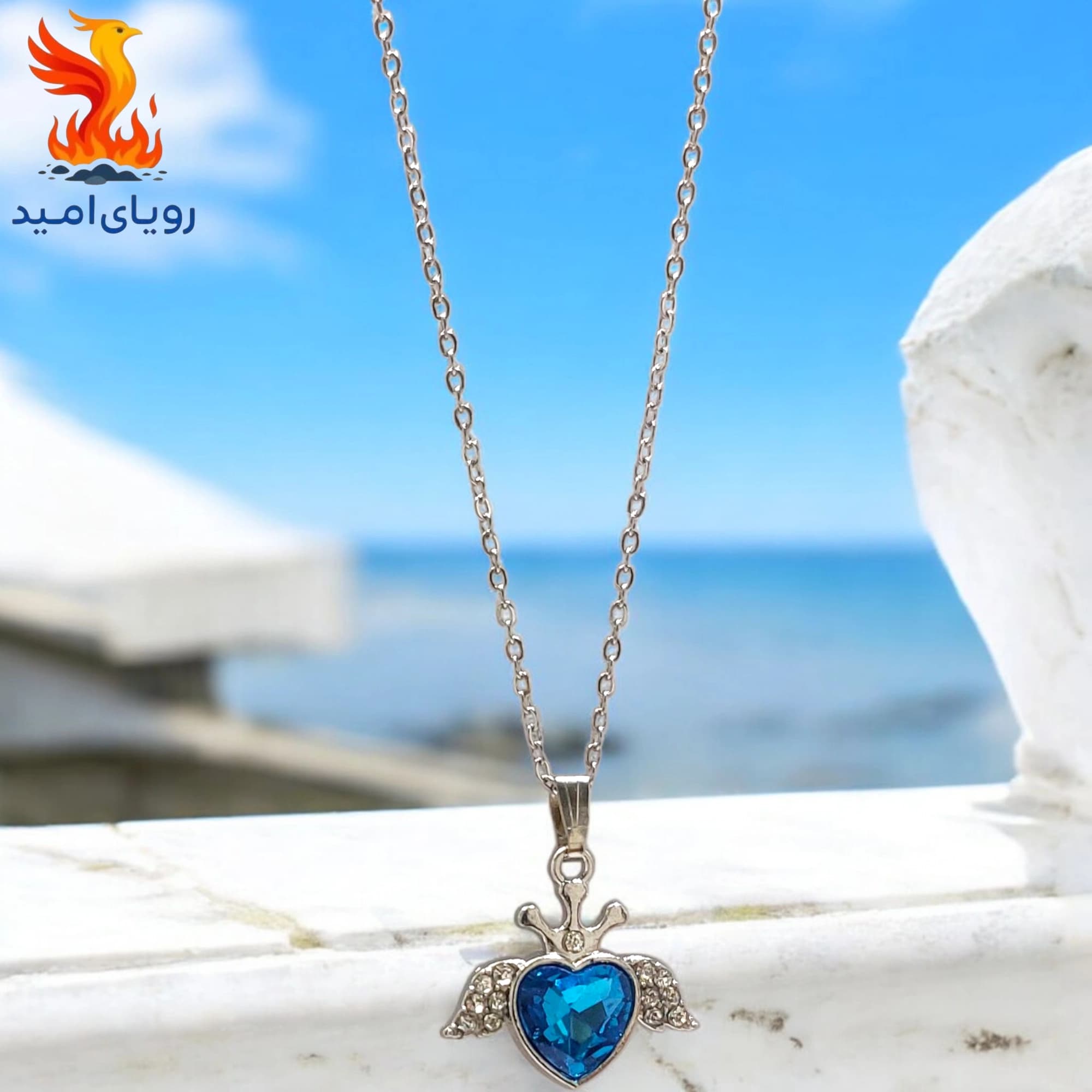 گردنبند زنانه مدل قلب آزاد کد 001