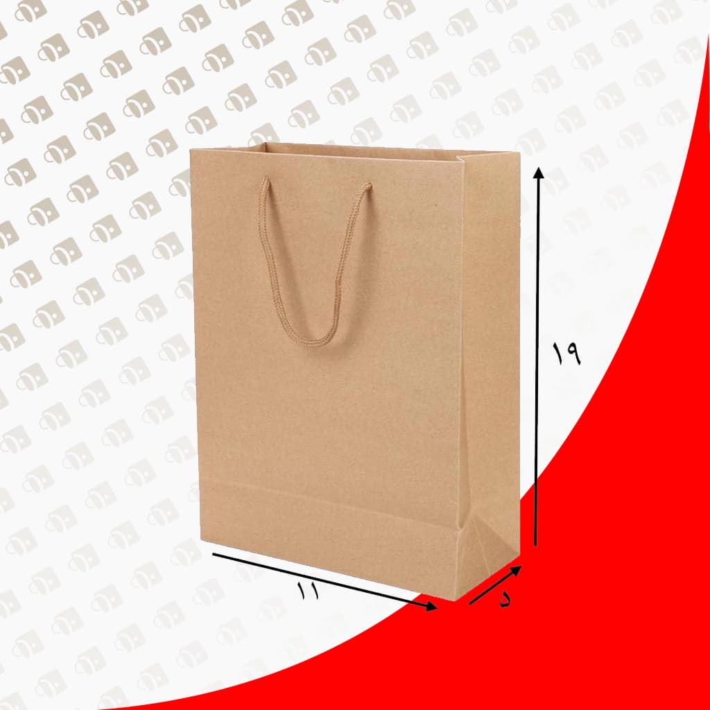 ساک دستی کرافت بند پانچی عمودی سایز 7