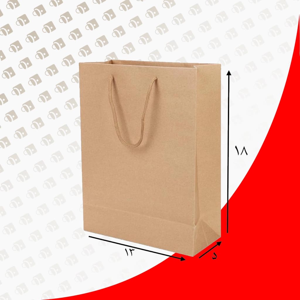 ساک دستی کرافت بند پانچی عمودی سایز 6